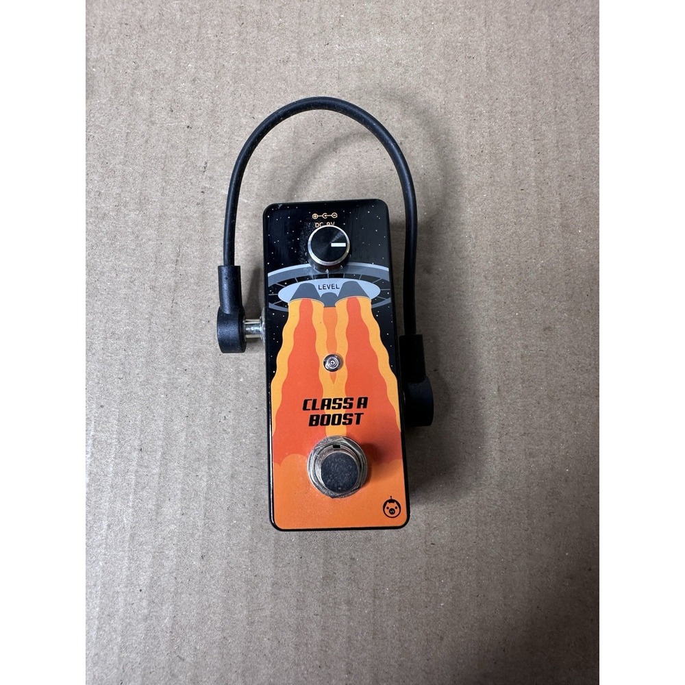 Pigtronix Class A Boost Utility Effects Pedal Black and Orange - No Power Supply